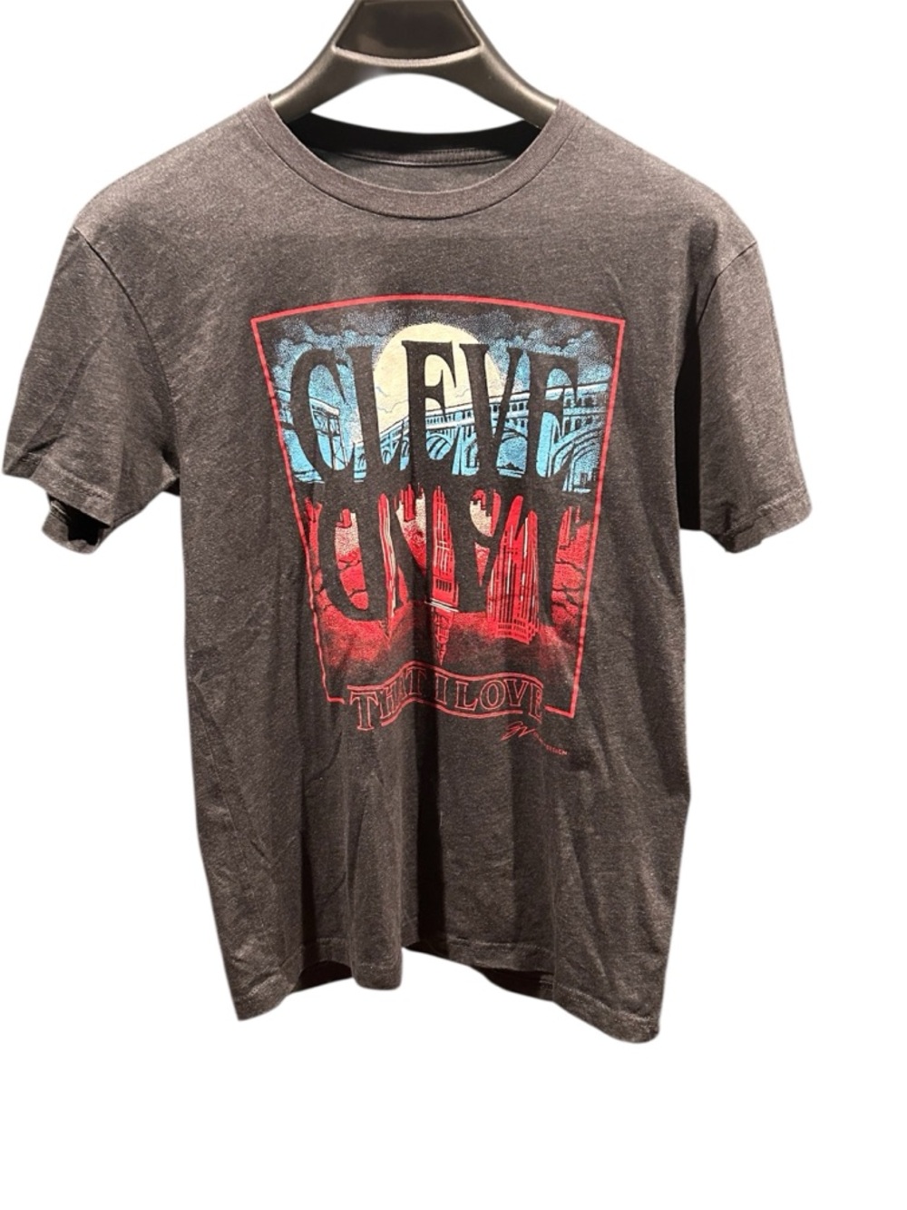 GV Art Cleveland Stranger Things Design T Shirt Size M